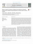 Research paper thumbnail of Effective method of treatment of effluents from production of bitumens under basic pH conditions using hydrodynamic cavitation aided by external oxidants