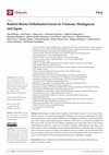 Research paper thumbnail of Rodent-Borne Orthohantaviruses in Vietnam, Madagascar and Japan