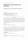 Research paper thumbnail of ESR study of poly ( b-alanine ) and its derivatives Poli ( b-alanin ) ve türevlerinin ESR çalışması