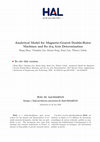 Research paper thumbnail of An Analytical Model for Magnetic-Geared Double-Rotor Machines and Its d-q Axis Determination