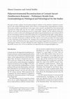 Research paper thumbnail of Palaeoenvironmental reconstructions at Corneşti-Iarcuri (Southwestern Romania) – preliminary results from geomorphological, pedological and palynological on-site studies