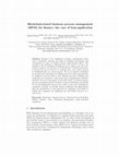 Research paper thumbnail of Blockchain-based business process management (BPM) for finance: the case of loan-application