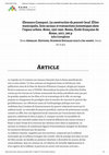 Research paper thumbnail of Compte-rendu : « Eleonora Canepari. La construction du pouvoir local. Élites municipales, liens sociaux et transactions économiques dans l’espace urbain. Rome, 1550-1650. Rome, École française de Rome, 2017, 399 p », Annales. Histoire, Sciences Sociales, vol. 76, no. 2, 2021, pp. 411-414.