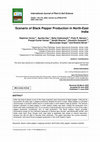 Research paper thumbnail of Scenario of Black Pepper Production in North-East India