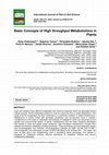 Research paper thumbnail of Basic Concepts of High throughput Metabolomics in Plants