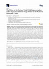 Research paper thumbnail of The Effect of the Surface Wind Field Representation in the Operational Storm Surge Model of the National Hurricane Center