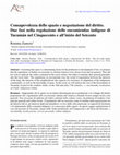 Research paper thumbnail of Consapevolezza dello spazio e conoscenza giuridica. Due fasi nella regolazione delle encomiendas indigene a Tucumán (regione andina meridionale, XVI e XVII secolo)