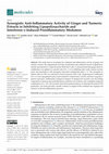 Research paper thumbnail of Synergistic Anti-Inflammatory Activity of Ginger and Turmeric Extracts in Inhibiting Lipopolysaccharide and Interferon-γ-Induced Proinflammatory Mediators