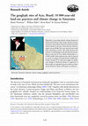 Research paper thumbnail of The geoglyph sites of Acre, Brazil: 10 000-year-old land-use practices and climate change in Amazonia