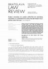 Research paper thumbnail of PUBLIC HOUSING IN LANDS AFFECTED BY NATURAL HAZARDS: A COMPARATIVE ANALYSIS BETWEEN ITALY, JAPAN, AND THE USA / Ivan Allegranti