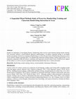 Research paper thumbnail of A sequential mixed-methods study of preservice handwriting training and classroom handwriting instruction in Texas