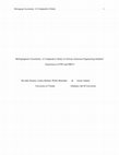 Research paper thumbnail of Belongingness Uncertainty: A Comparative Study of African-American Engineering Students’ Experiences at PWI and HBCU