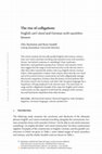 Research paper thumbnail of The rise of colligations