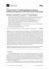 Research paper thumbnail of Genetic Factors in Antiphospholipid Syndrome: Preliminary Experience with Whole Exome Sequencing