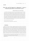 Research paper thumbnail of What, How and Why Happened in Afghanistan?: A Study ofPolitical Economic History of the Early 20th Century