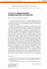 Research paper thumbnail of Le reti e le relazioni familiari intergenerazionali transnazionali