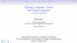 Research paper thumbnail of Typology, Language Contact, and Corpus Languages A Unifying Approach