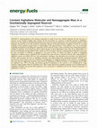 Research paper thumbnail of Constant Asphaltene Molecular and Nanoaggregate Mass in a Gravitationally Segregated Reservoir