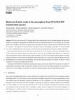 Research paper thumbnail of Retrieval of nitric oxide in the mesosphere from SCIAMACHY nominal limb spectra