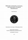 Research paper thumbnail of Molecular systematics and character evolution in the lichen family Ramalinaceae (Ascomycota: Lecanorales)