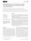 Research paper thumbnail of Allopolyploid origins of theGaleopsistetraploids – revisiting Müntzing’s classical textbook example using molecular tools