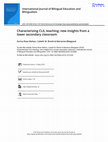 Research paper thumbnail of Characterizing CLIL teaching: new insights from a lower secondary classroom