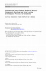 Research paper thumbnail of Formalised and Non-Formalised Methods in Resource Management—Knowledge and Social Learning in Participatory Processes: An Introduction