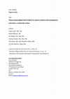 Research paper thumbnail of Theory-Based Digital Interventions to Improve Asthma Self-Management Outcomes: Systematic Review (Preprint)