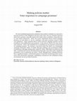 Research paper thumbnail of Making Policies Matter: Voter Responses to Campaign Promises