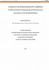 Research paper thumbnail of Evaluation of Loop Mediated Isothermal DNA Aplification (LAMP) Detection of Salmonella spp. in Foods and Listeria monocytogenes on Environmental Surfaces