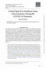 Research paper thumbnail of Critical Speech in Southeast Asian Grey Literature During the COVID-19 Pandemic