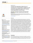 Research paper thumbnail of Toxicity and oviposition deterrence of essential oils of Clinopodium nubigenum and Lavandula angustifolia against the myiasis-inducing blowfly Lucilia sericata