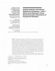 Research paper thumbnail of Peptide hairpins with strand segments containing α- and β-amino acid residues: Cross-strand aromatic interactions of facing Phe residues