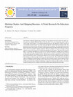 Research paper thumbnail of Maritime Studies and Shipping Bussines: A Trend Research on Education Programs