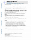 Research paper thumbnail of Socioeconomic status and global variations in the incidence of neuroblastoma: call for support of population-based cancer registries in low-middle-income countries