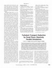 Research paper thumbnail of Turbulent Transport Reduction by Zonal Flows: Massively Parallel Simulations