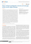 Research paper thumbnail of Status of Osyris quadripartita in borena and west guji zones, oromia region, Ethiopia