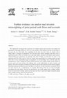 Research paper thumbnail of Further evidence on analyst and investor misweighting of prior period cash flows and accruals