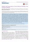 Research paper thumbnail of Isolation and Seroprevalence of Avian Infectious Bronchitis Virus Serotypes in Pakistan