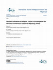 Research paper thumbnail of Women's Experiences in Religious Tourism: An Investigation into Women's Involvement in Sabarimala Pilgrimage, Kerala