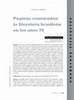 Research paper thumbnail of Páginas censuradas: la literatura brasileña en los años 70