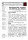 Research paper thumbnail of Influence of explants type and phytohormones on In vitro callogenesis and plantlet regeneration of patharchur (Coleus barbatus L.), an endangered ethnomedicinal plant