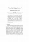 Research paper thumbnail of Updating of Mental Representations in Spatial Reasoning : Two pilot ERP Experiments