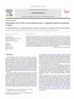 Research paper thumbnail of Investigation by ICP-MS of trace element levels in vegetable edible oils produced in Spain