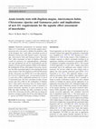 Research paper thumbnail of Acute toxicity tests with Daphnia magna, Americamysis bahia, Chironomus riparius and Gammarus pulex and implications of new EU requirements for the aquatic effect assessment of insecticides