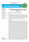 Research paper thumbnail of Standardization, development and sensory evaluation of snacks prepared from Aesculus indica flour (Tatwakhar)