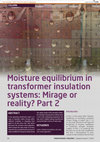 Research paper thumbnail of Moisture equilibrium in transformer insulation systems: Mirage or reality? Part 2