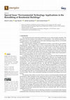 Research paper thumbnail of Special Issue "Environmental Technology Applications in the Retrofitting of Residential Buildings"