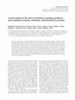 Research paper thumbnail of A meta-analysis of the effects of detritus on primary producers and consumers in marine, freshwater, and terrestrial ecosystems