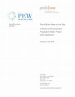 Research paper thumbnail of Pre-K & the Race to the Top: A Review of Early Education Proposals in States' Phase I Grant Applications. Federal Policy Series